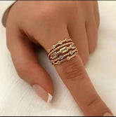 ZOESKY DAZZLING ZIRCON RING